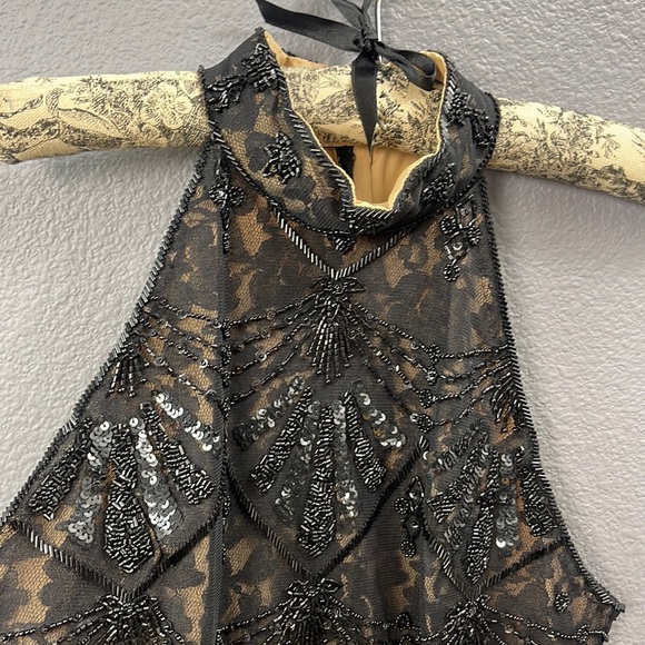 Cache embellished eaded Halter Top | Choker Neck Beaded - Picture 3 of 12